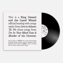 Load image into Gallery viewer, Songs from I'm In Your Mind Fuzz & Murder of the Universe Live in Athens '25 by King Gizzard & The Lizard Wizard (VINYL LP)