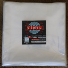 Load image into Gallery viewer, VINYL PROTECTOR – 12″ PLASTIC OUTER RECORD SLEEVES – SKINNY or REGULAR FIT