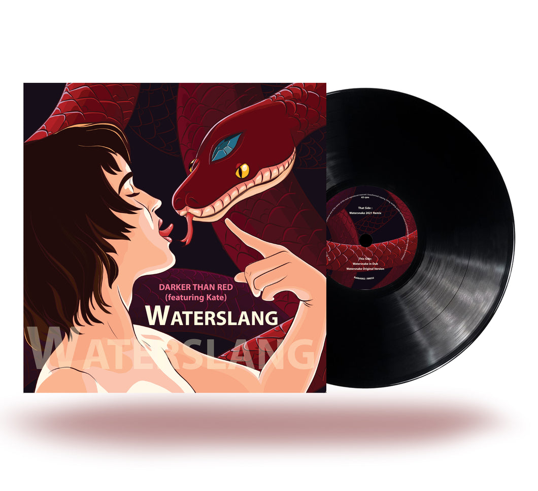 WATERSLANG - DARKER THAN RED / HEMISFÄR (Vinyl)