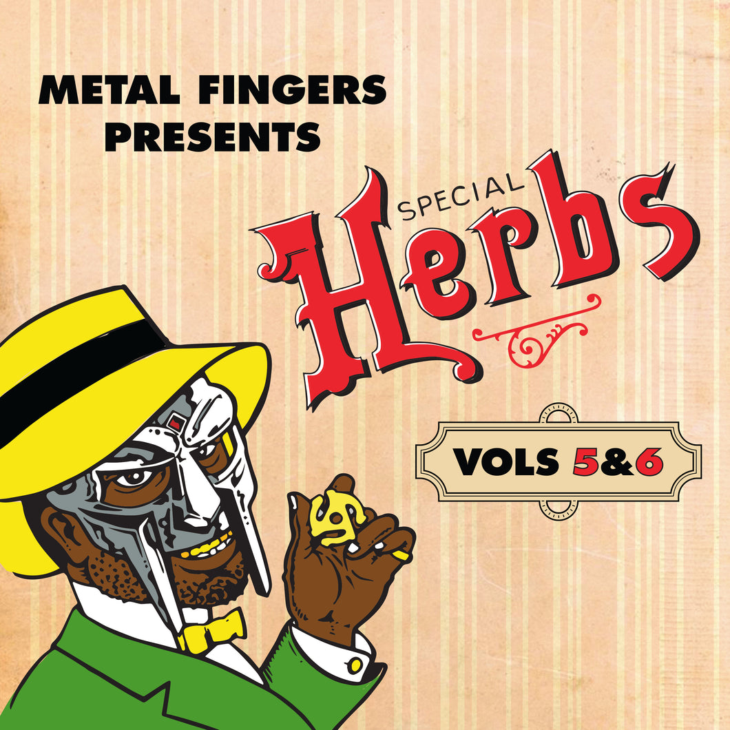 Metal Fingers Presents: Special Herbs Vol. 5 & 6 MF DOOM (2LP Apple Red)