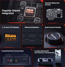Load image into Gallery viewer, Fosi K7 Desktop DAC Headphone Amplifier
