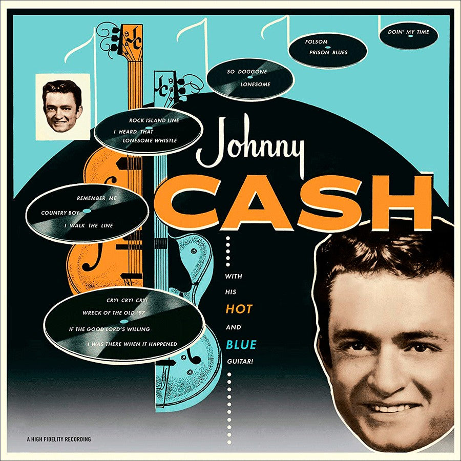 Johnny Cash - 'With His Hot and Blue Guitar' (VINYL LP)