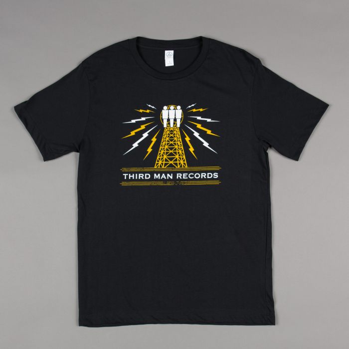 Third Man Records Tesla Tower T-Shirt - XX-L, Black